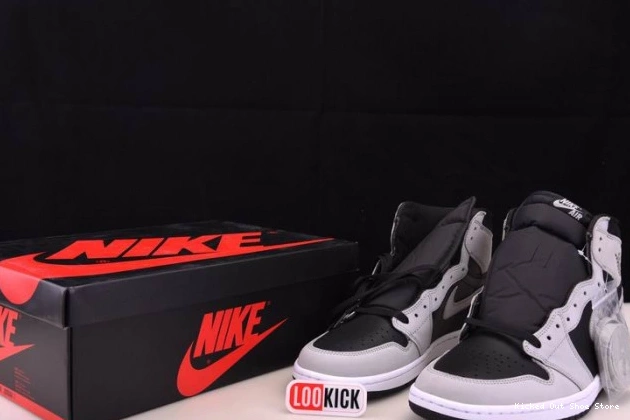 Kick Theory High Smoke Black Air Jordan 1 White Retro 555088-035 Grey Light 0707